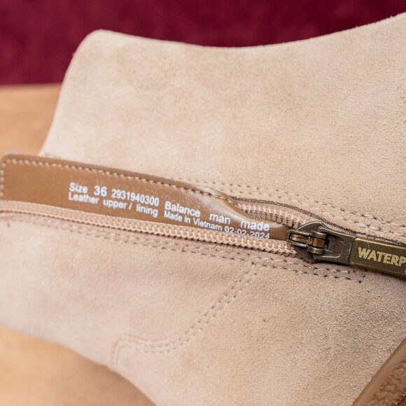 Dansko Women Daisie Waterproof Taupe Sand Western Chelsea Boots sz 6US EUR36 - Picture 8 of 8